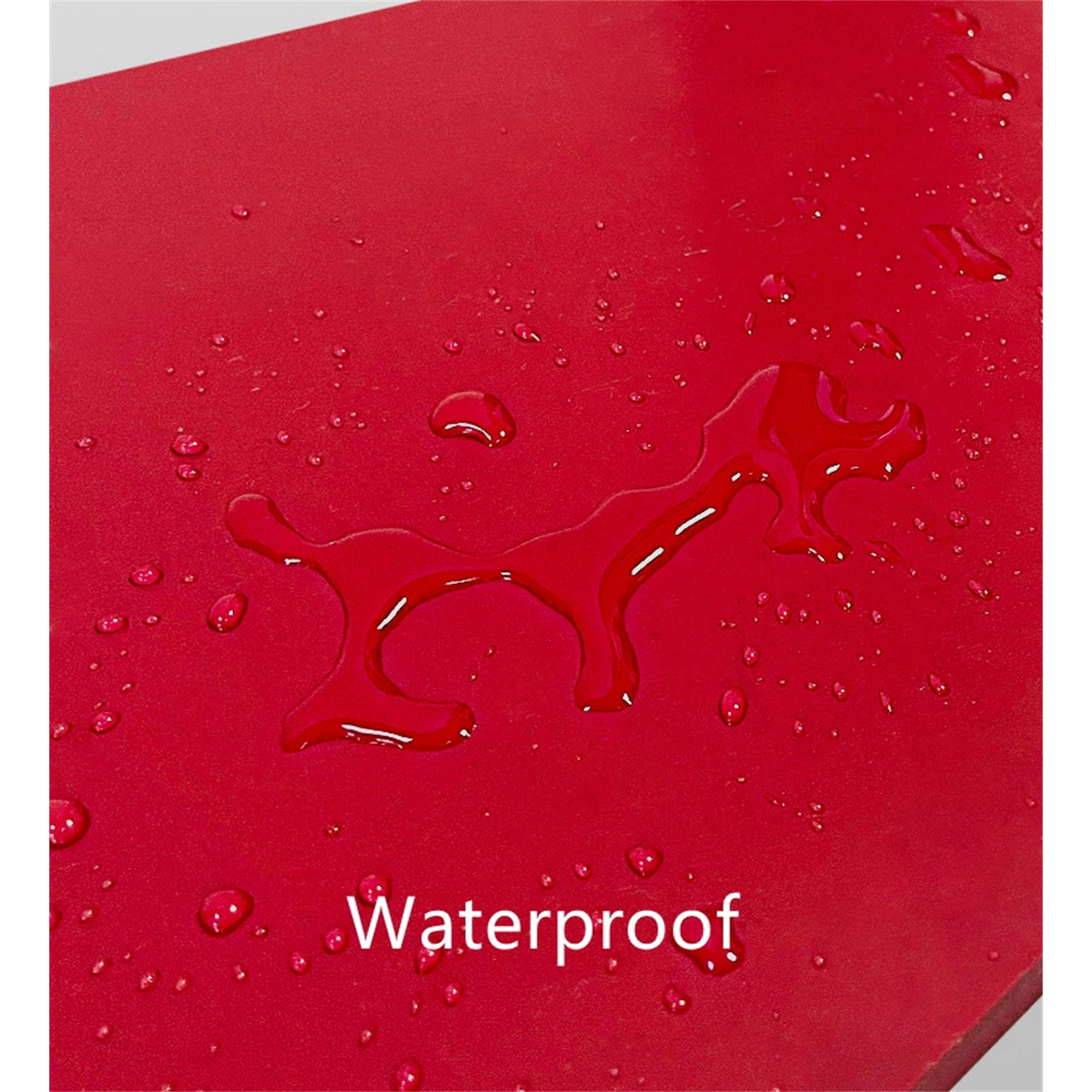 Red Silicone Sheet Fireproof Gasket Material for Auto Replacement Universal Vehicle 2pcs - Paidu Suppliers