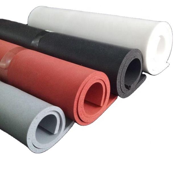 Lembaran Gasket Getah Silikon Rintangan UV Penyerapan Air Rendah Untuk Kusyen Gasket Pengedap Pita- Pembekal Paidu